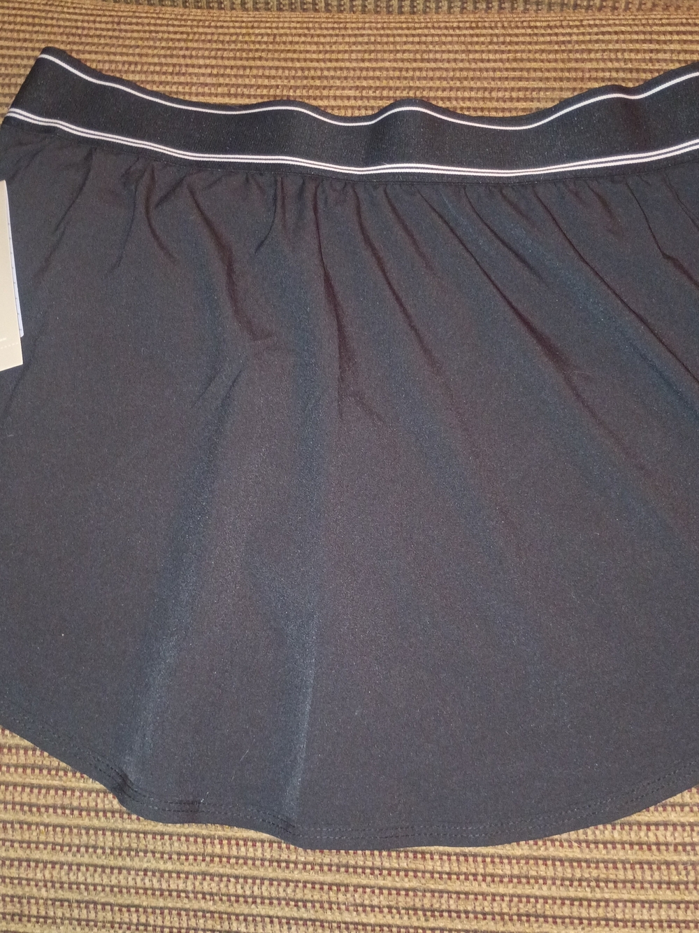 Avia Black Skater Skirt with Contrast Waistband